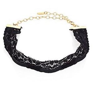 ETTIKA woven lace choker